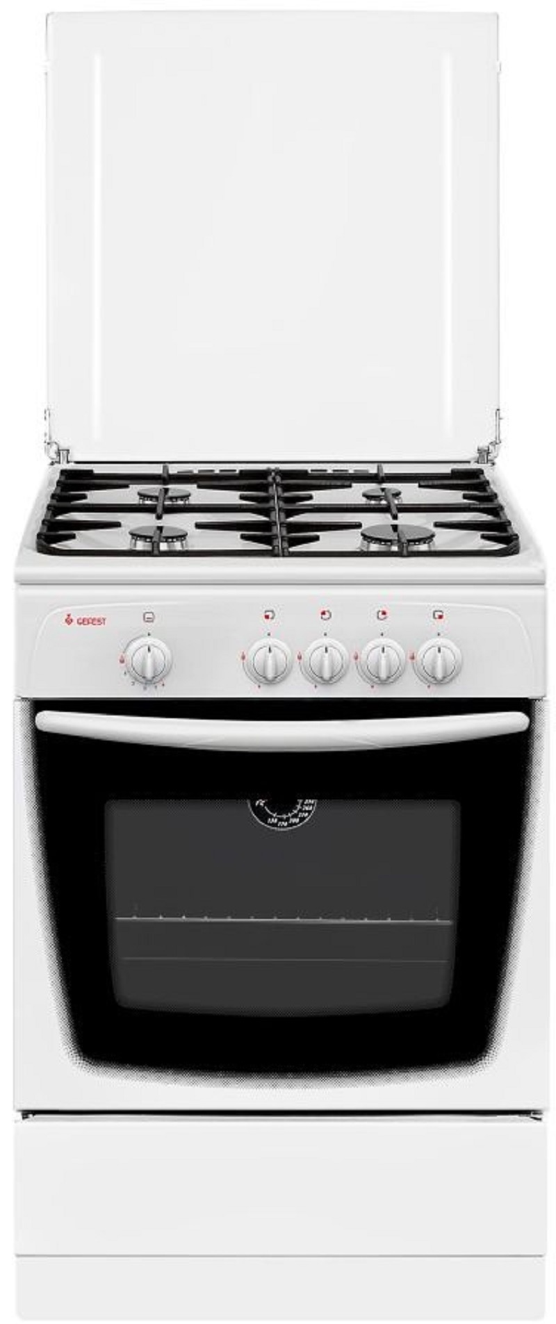 Газовая плита с духовкой Gefest CG 60MC7 K73 60 см 4 конфорки цвет ...