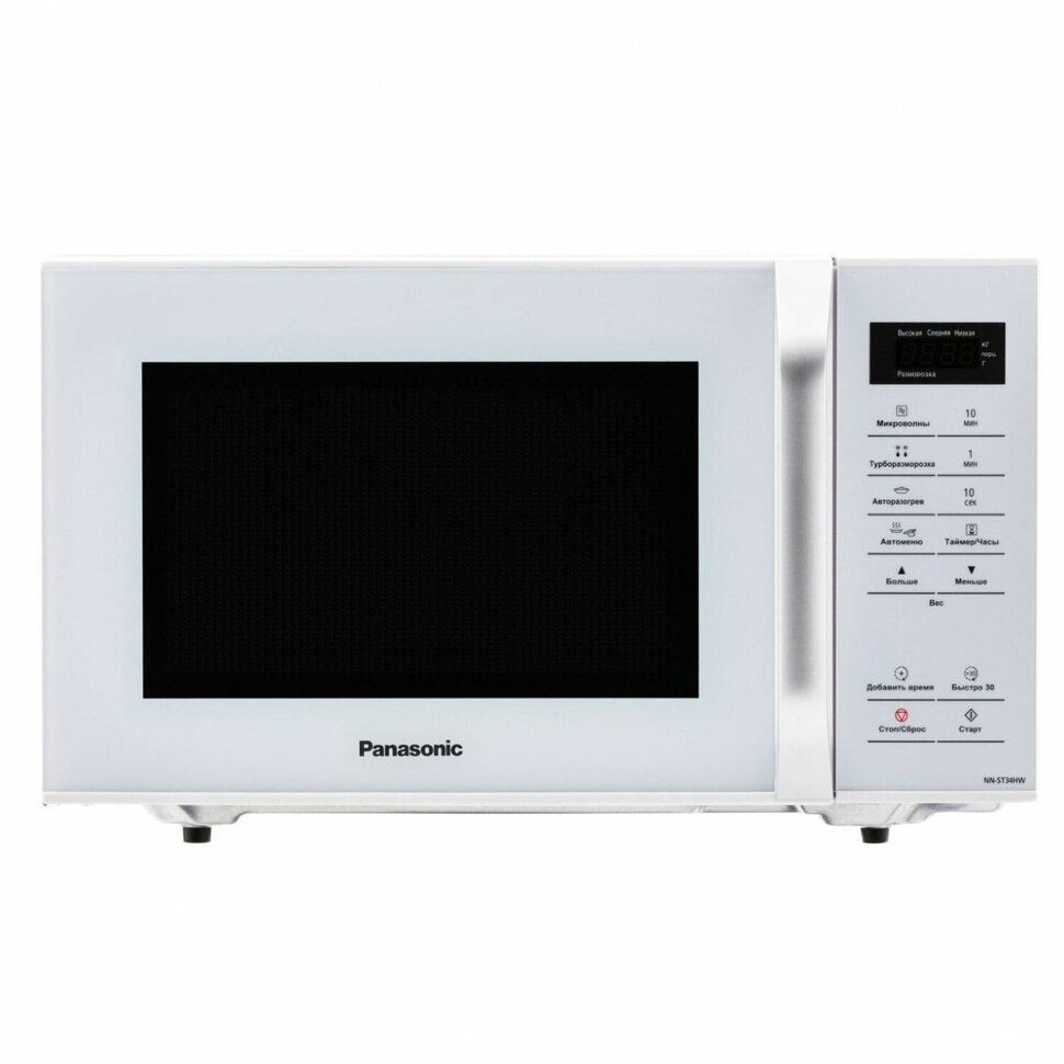 Изображение товара Микроволновая печь PANASONIC NN-ST34HWZPE 25 л белый с автоматическими программами