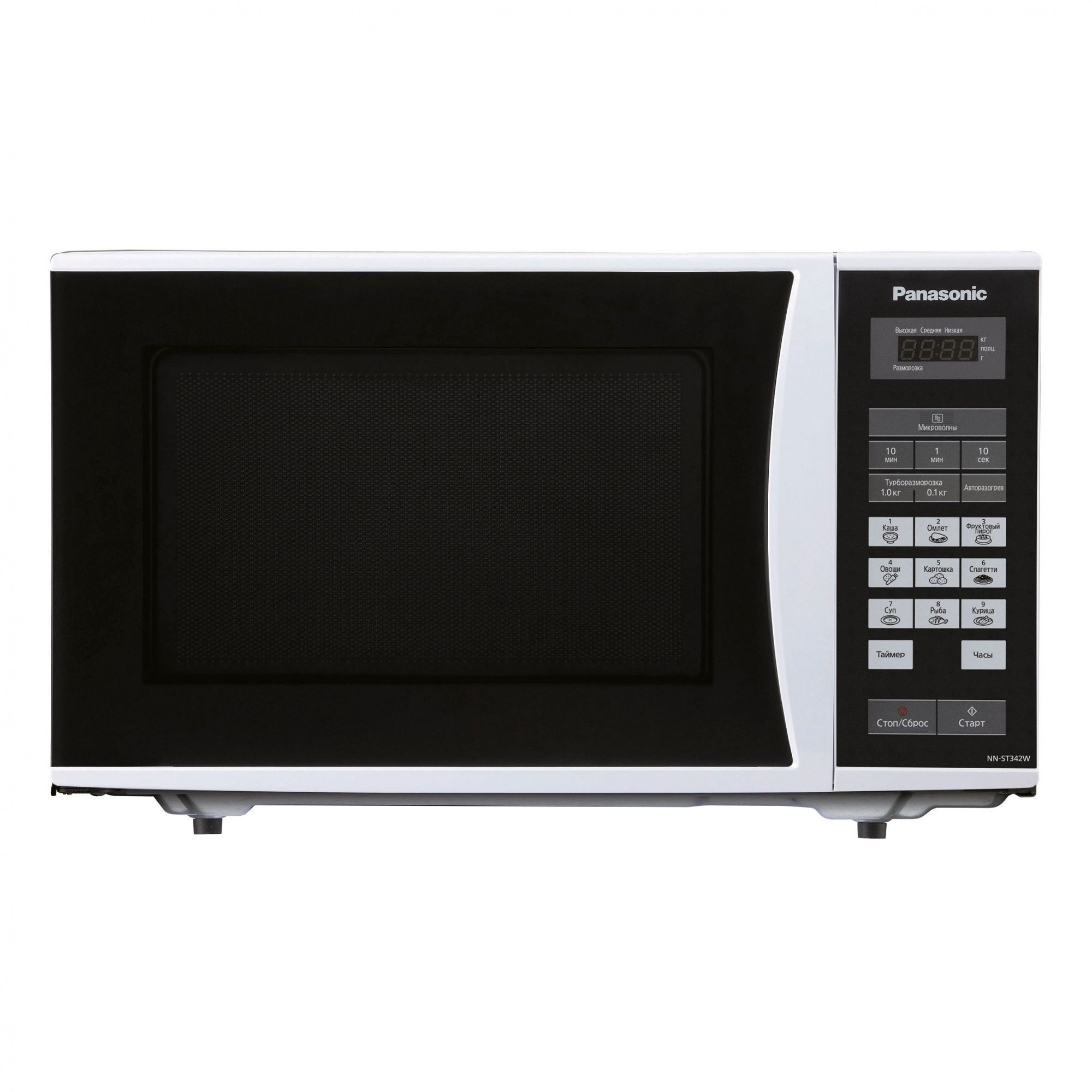 Изображение товара Отдельностоящая микроволновая печь Panasonic NN-ST342WZPE 25 л 48x29x40 см цвет белый