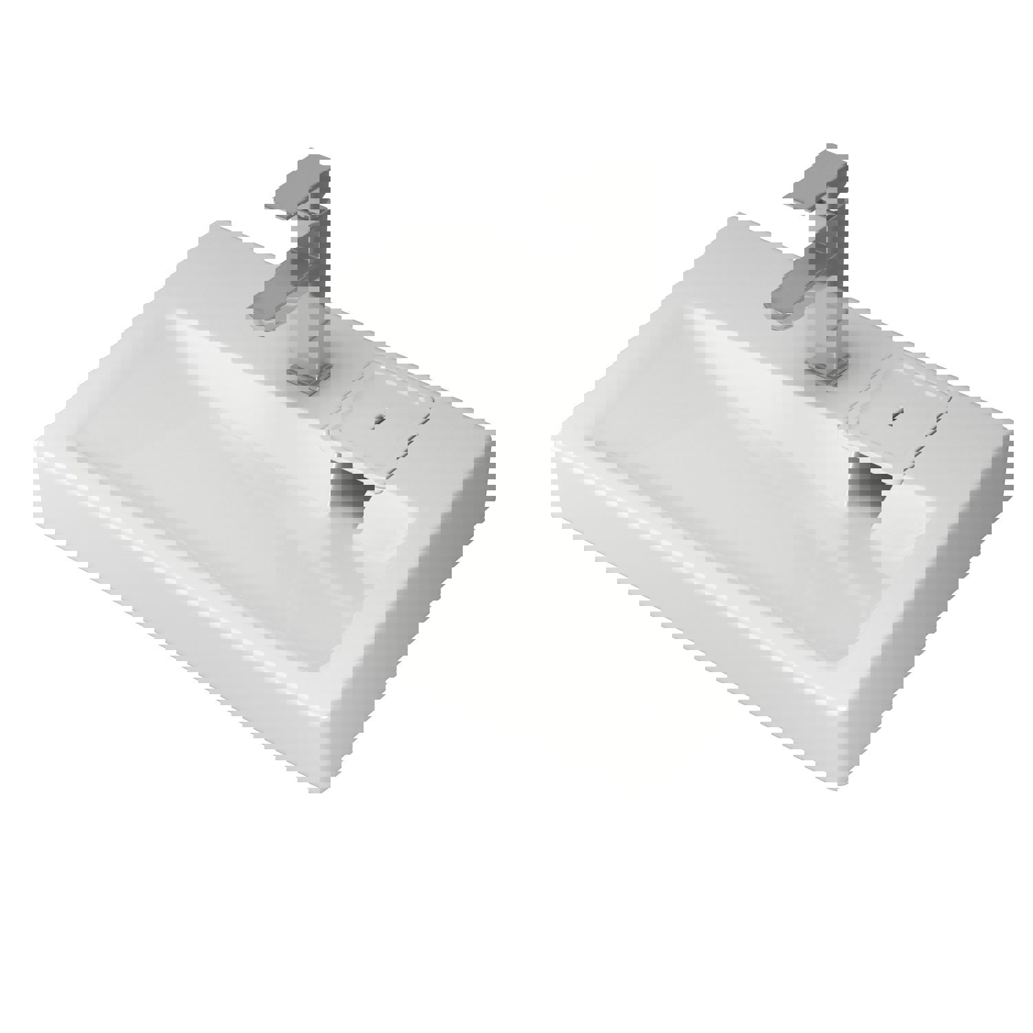 Изображение товара Раковина на стиральную машину BAUEDGE Hotel XMY0063 59,5 см белая/хром