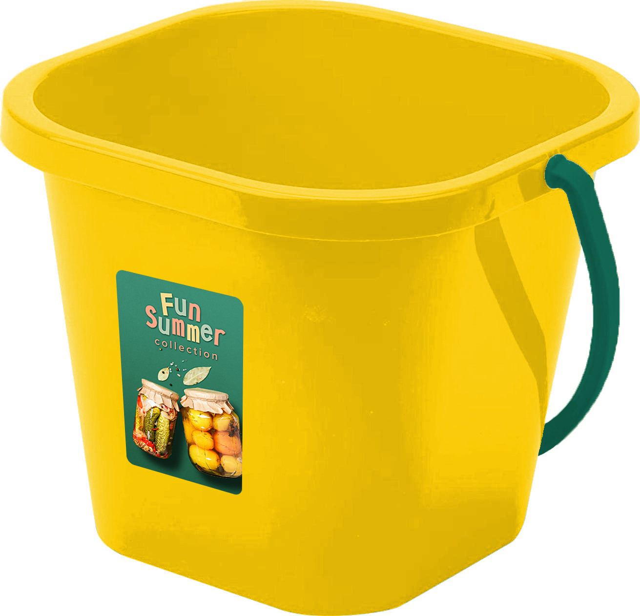 Изображение товара Ведро Fun Summera 2.4 л полипропилен цвет желтый
