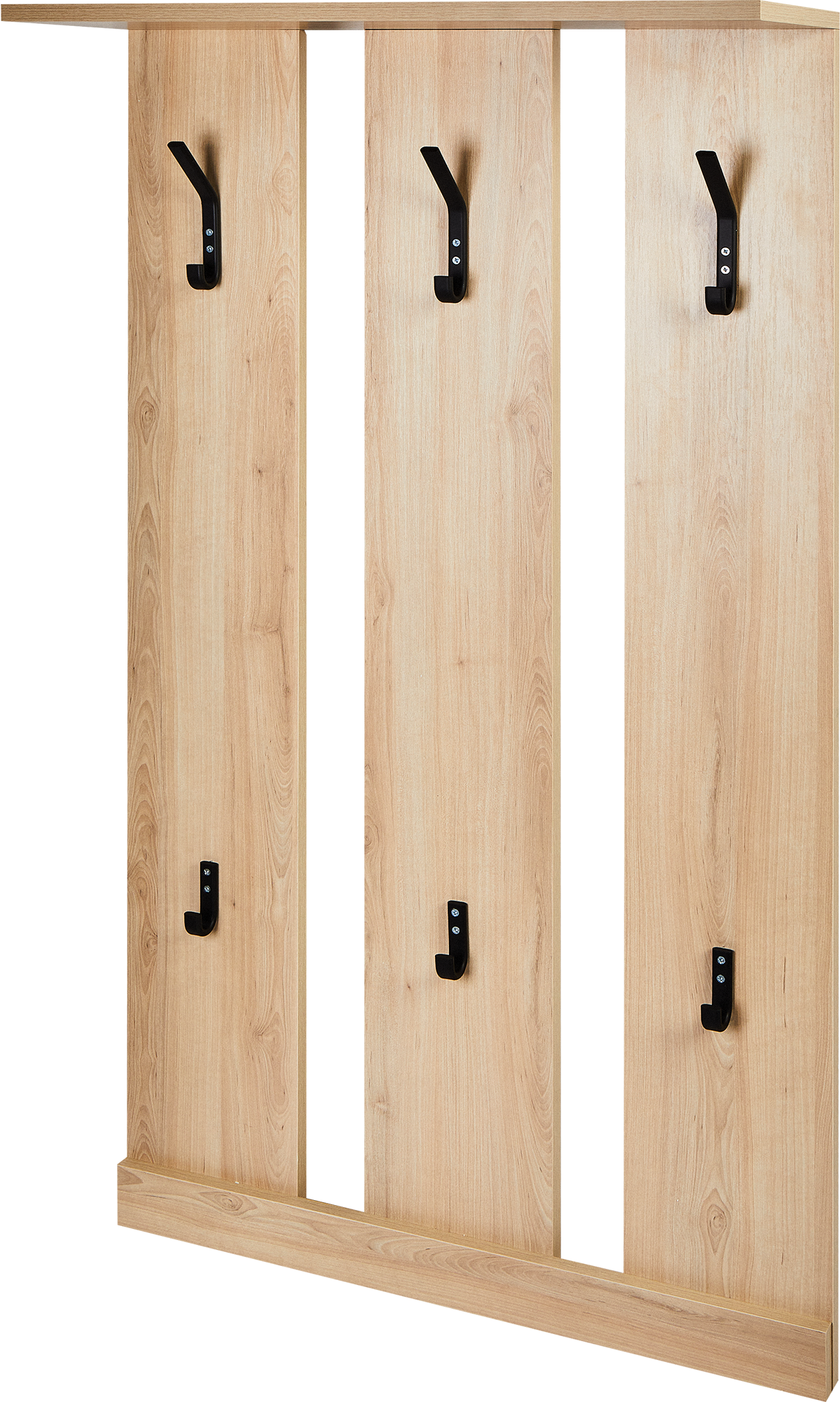 Вешалка настенная 6 крючков 60x117.1x20 см цвет дуб комано