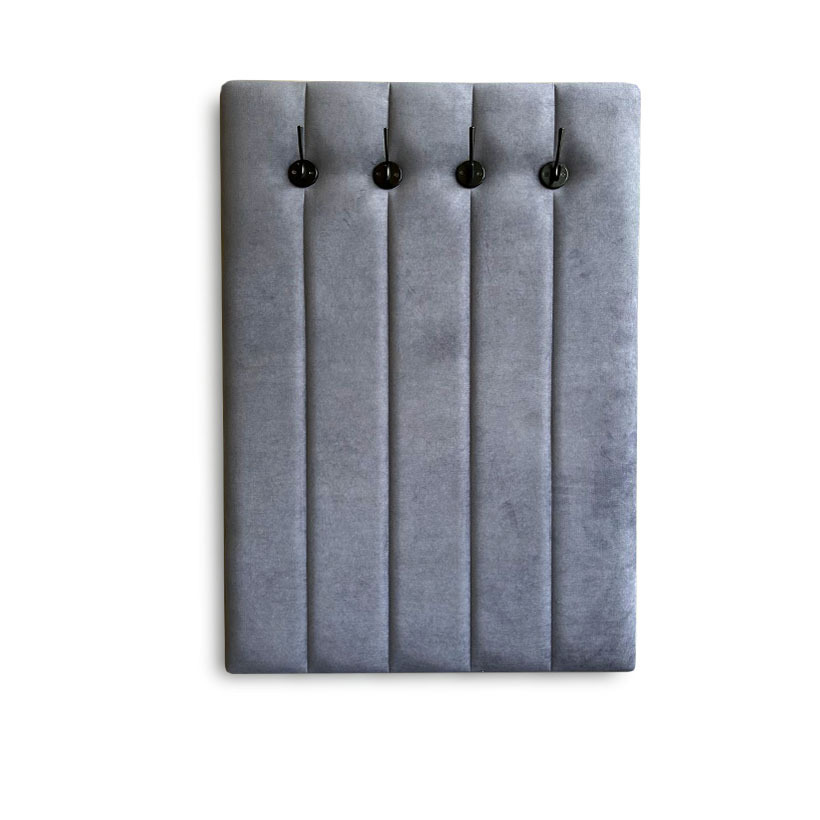 Изображение товара Вешалка настенная АМИТ-2 EL TODO 80x120 см с 4 крючками в сером цвете