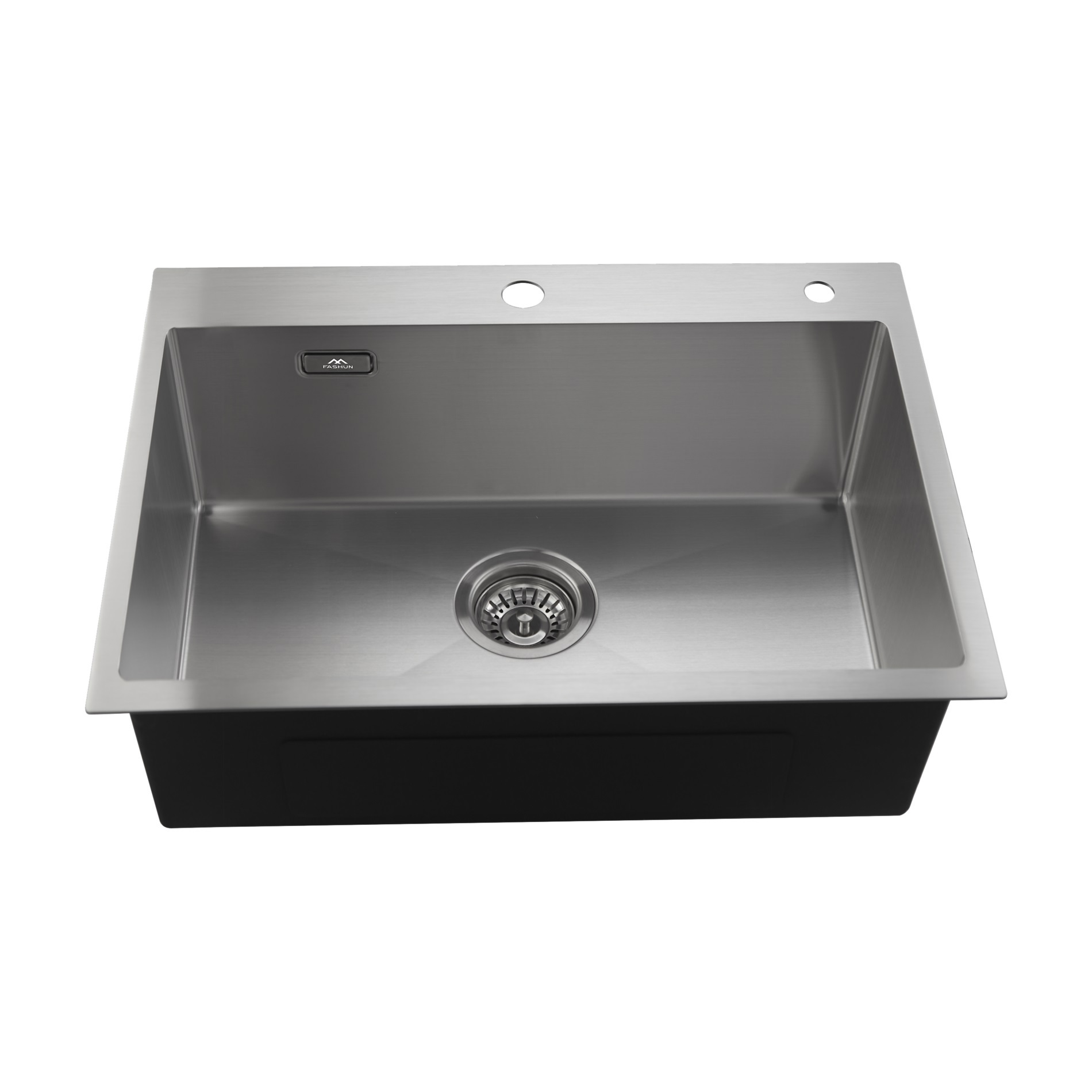 Изображение товара Кухонная мойка врезная AS5545 из нержавеющей стали сатин 45x55 см
