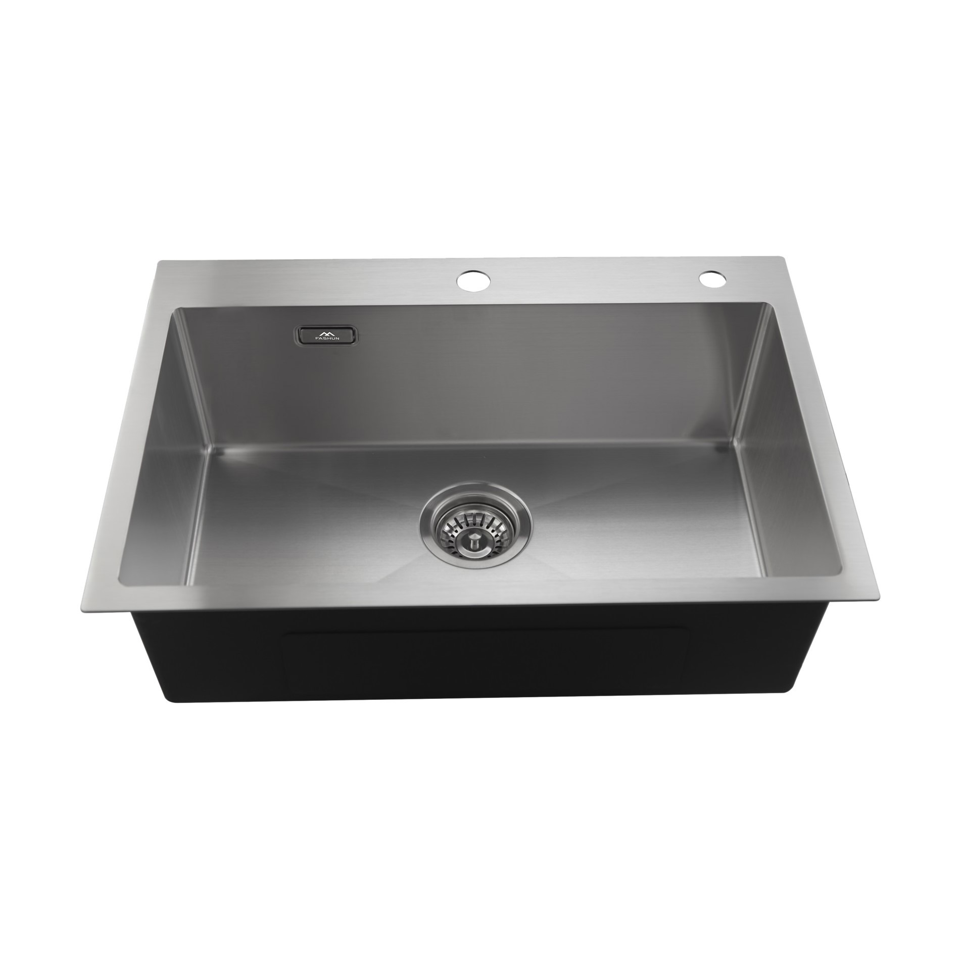 Изображение товара Врезная кухонная мойка Fashun AS6545 из нержавеющей стали с дозатором 45x65 см