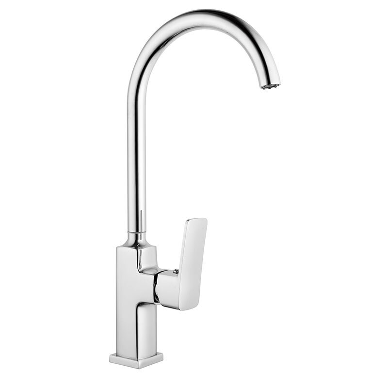 Изображение товара Смеситель для кухни Melodia della vita MDV30015 поворотный излив 26.5 см цвет хром