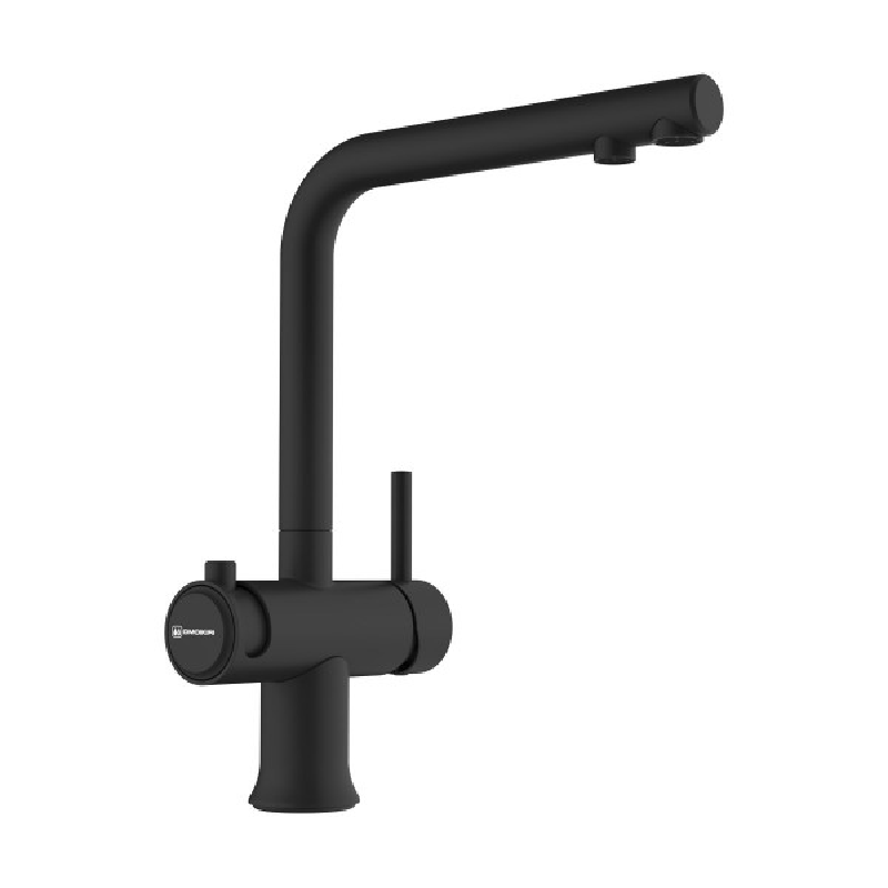 Изображение товара Смеситель Omoikiri Hotaru графит с высоким изливом 29.3 см