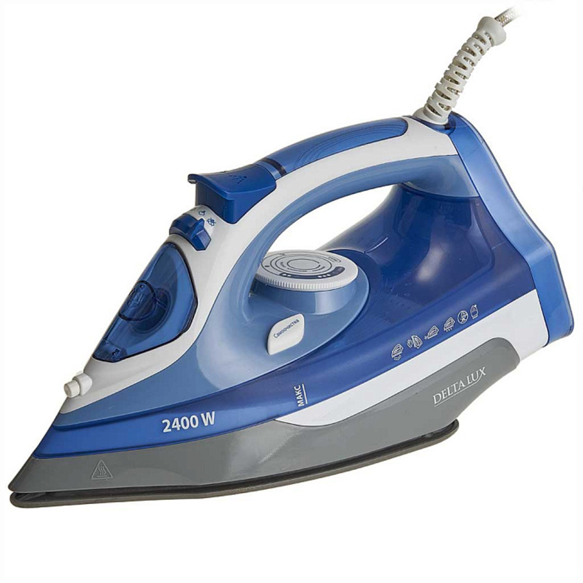 Изображение товара Утюг Delta lux DL-712 цвет белый/синий