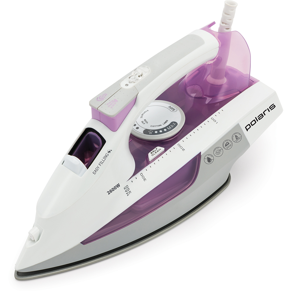 Изображение товара Утюг Polaris PIR 2685AK 3m с паровым ударом и системой защиты от накипи