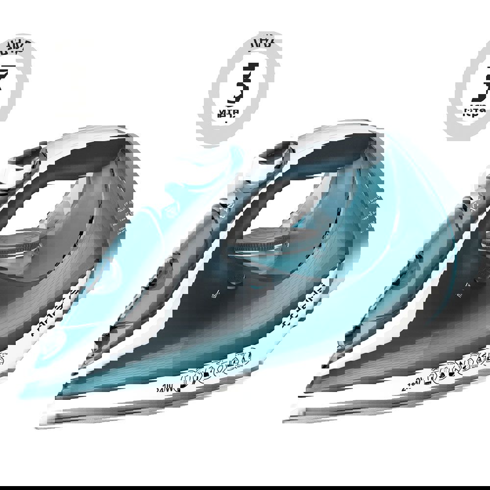 Изображение товара Утюг Polaris PIR 2487AK с керамической подошвой и функциями отпаривания