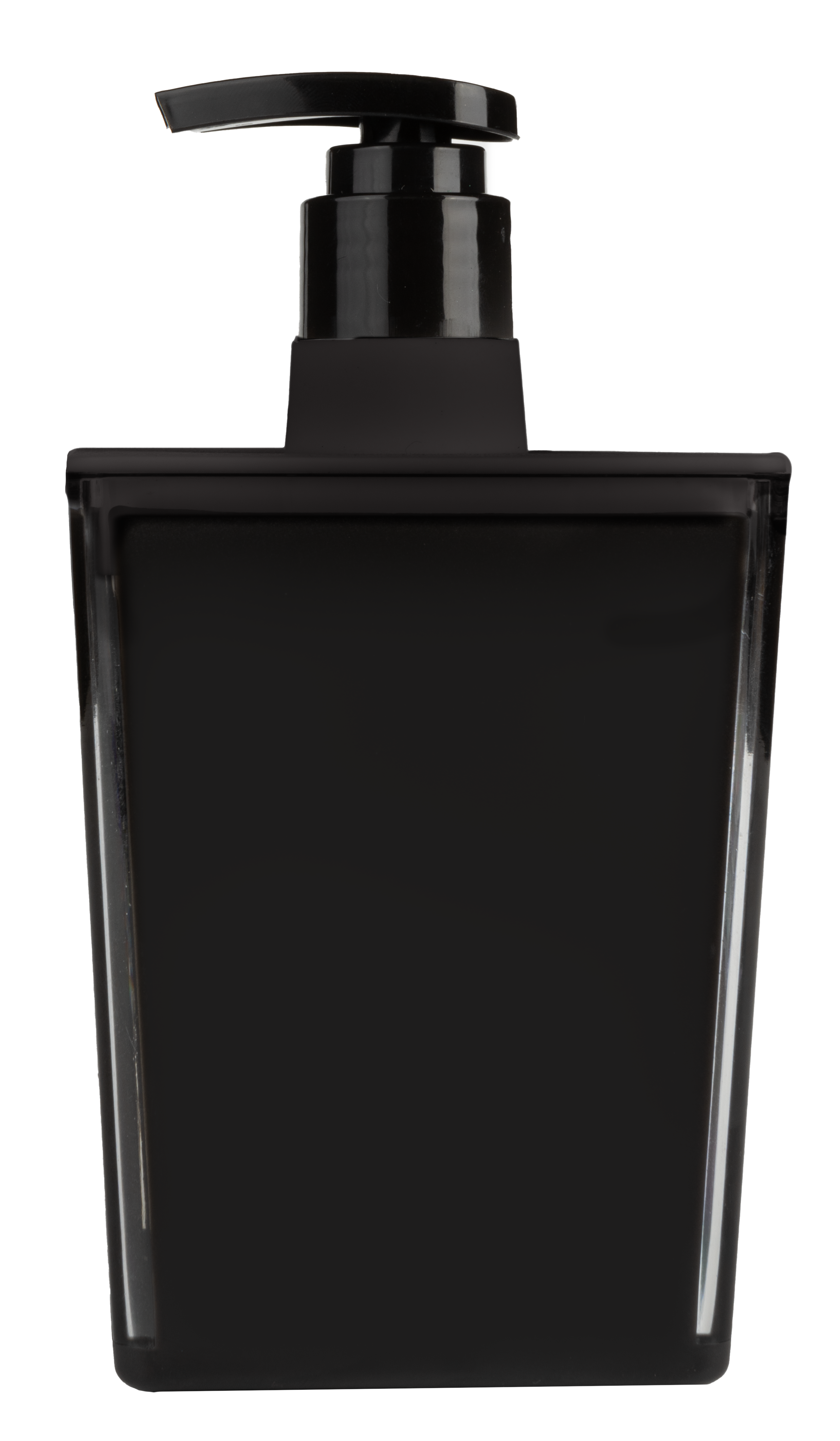 Изображение товара Дозатор для жидкого мыла Berossi Spacy АС 67181000 пластиковый, базальт, прямоугольный