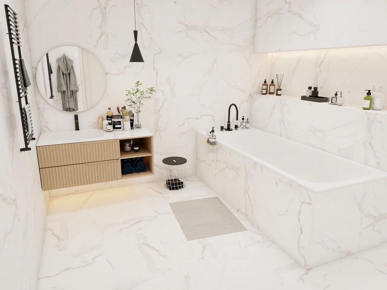 Изображение товара Керамогранит Velsaa Miami Bianco Satin 60x60 см белый для интерьера и внешних работ