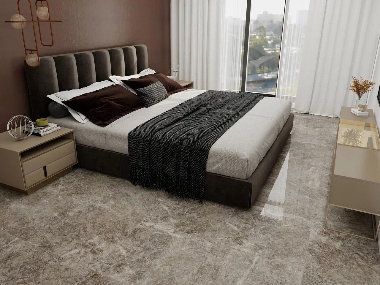 Изображение товара Керамогранит Velsaa Rudra RP-185563 60x60 см серый природный глянец