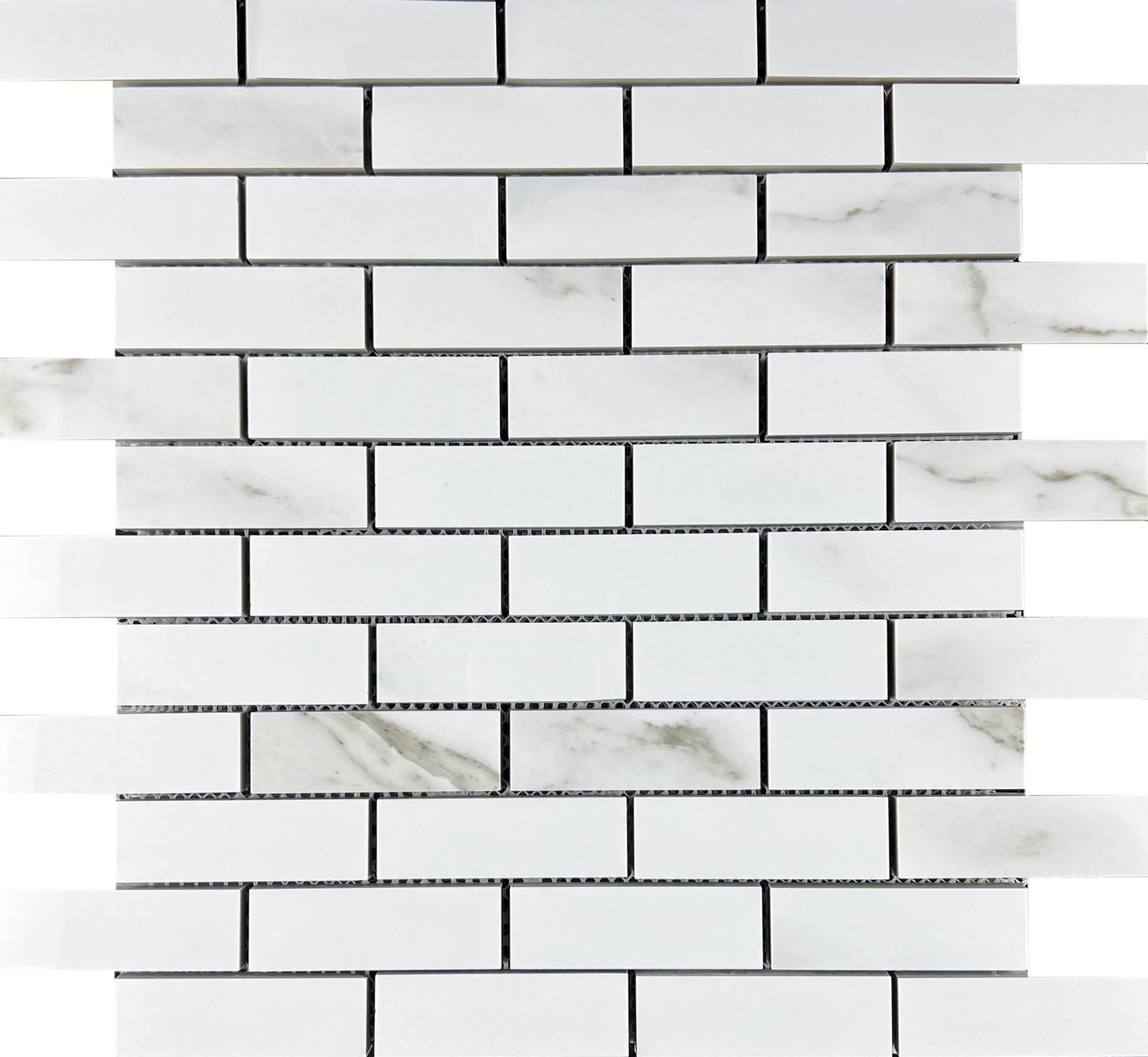 Изображение товара Декоративная керамогранитная мозаика Velsaa RP-152216 32.1x29.9 см белая стильная имитация мрамора