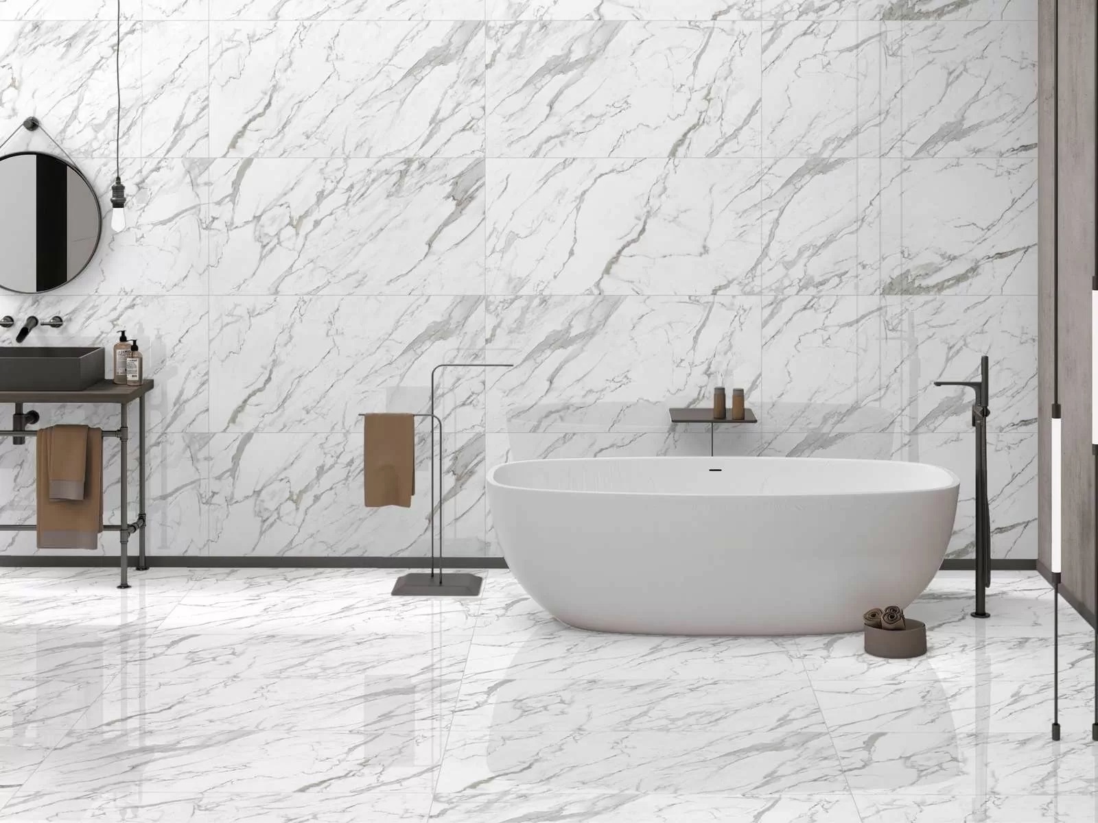 Изображение товара Керамогранит Velsaa Alpinus Statuario White 60x60 см 1.44 м² для внутренних и наружных работ
