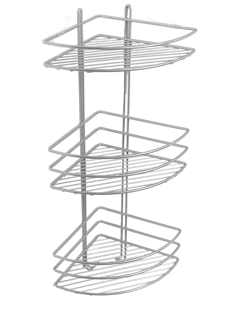 Изображение товара Полка для душа ProfFero С27419 угловая 3 яруса матовый хром