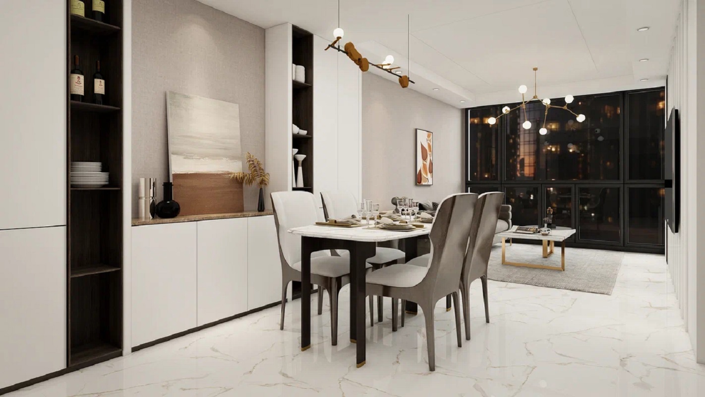 Изображение товара Керамогранит Velsaa Satvario Gold RP-133732 60x60см 1.44 м² цвет белый