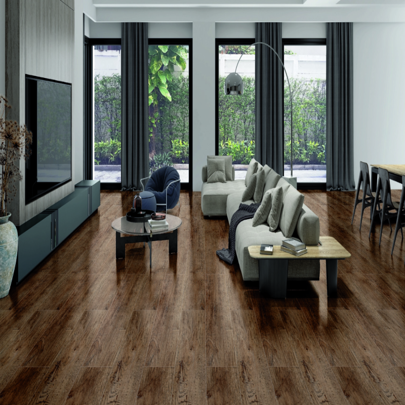 Изображение товара SPC плитка CronaFloor Nano Дуб Античный 43 класс влагостойкий пенополиуретановая структурная основа