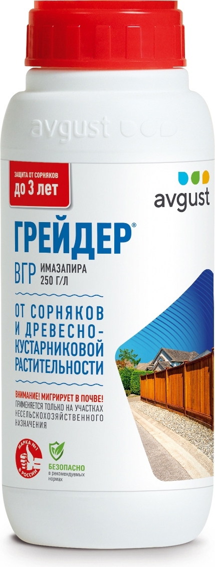 Изображение товара Гербицид Avgust Грейдер ВГР концентрат 500 мл против сорняков и древесно-кустарниковой растительнос