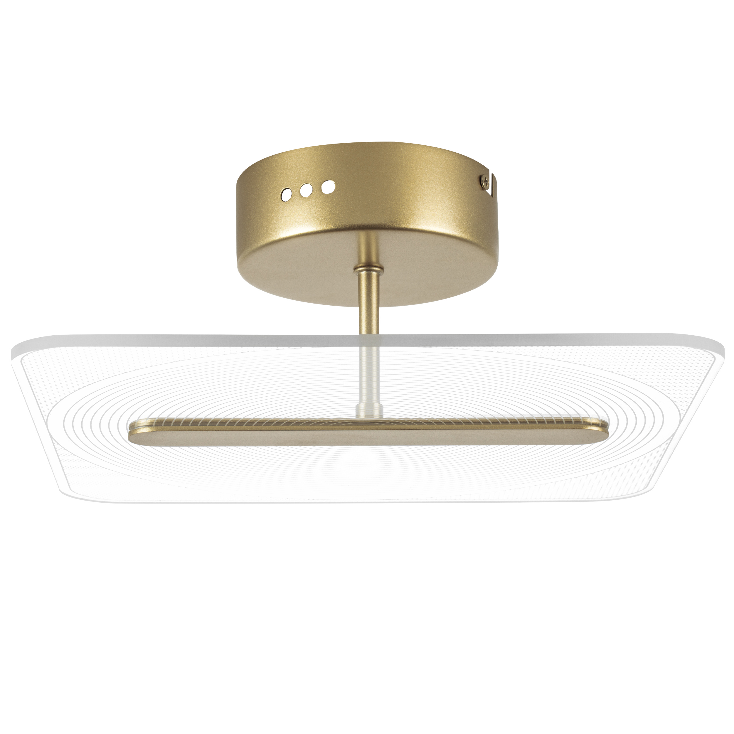 Изображение товара Люстра потолочная светодиодная Lightstar Acrile 14W Gold 3000K для помещений до 5 м²