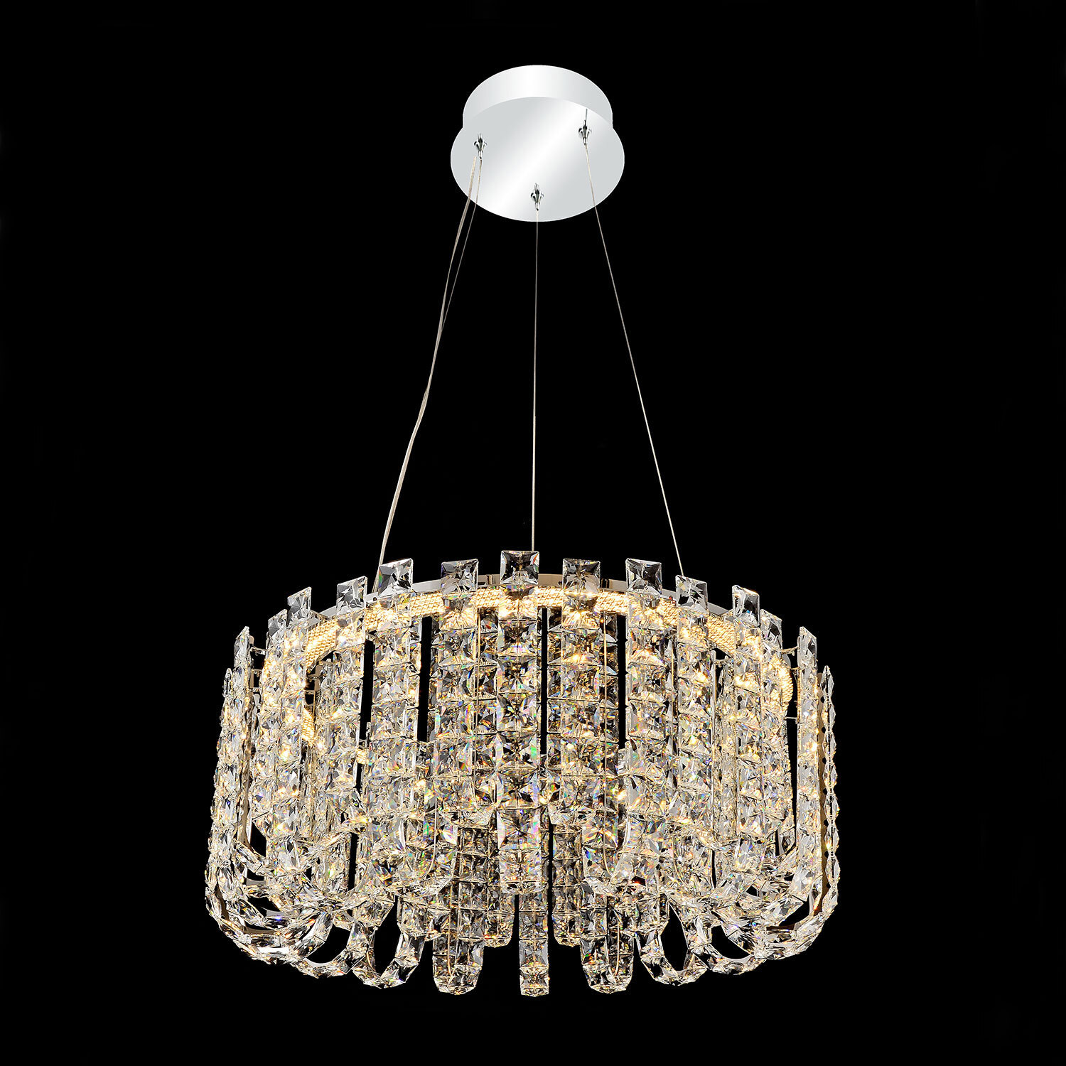 Изображение товара Люстра подвесная Lussole Napa LSP-7266 18 м² нейтральный белый свет хром