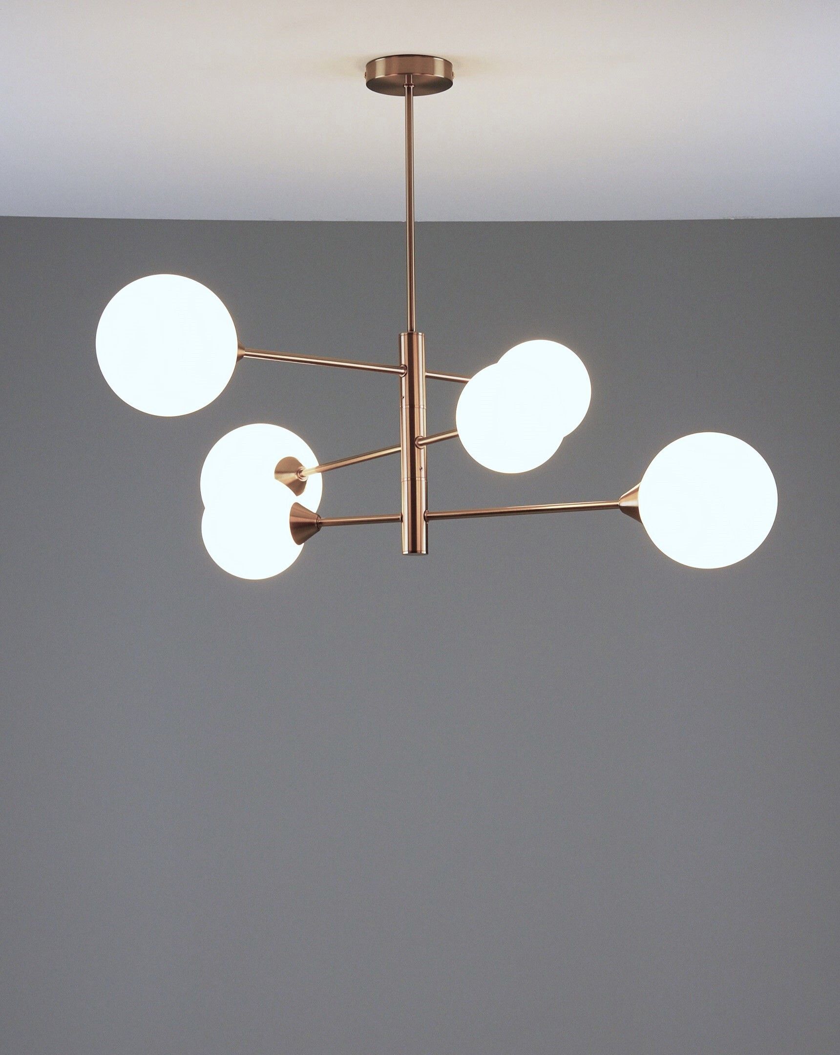 Изображение товара Люстра на штанге Moderli Molecule V10838-6p современный дизайн IP20