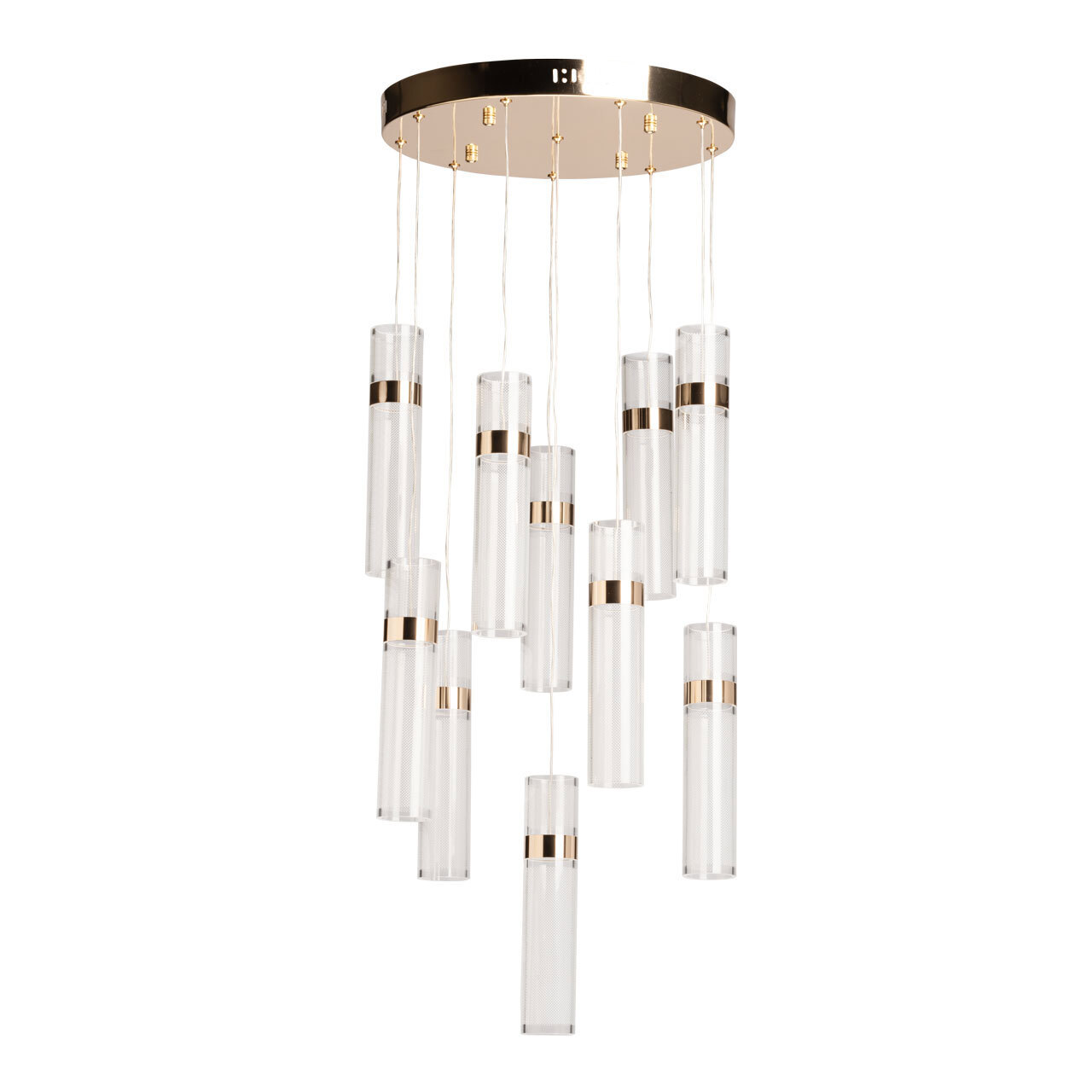 Изображение товара Светильник подвесной светодиодный De city Конти 29 м² регулируемый белый свет цвет жёлтый/золотой