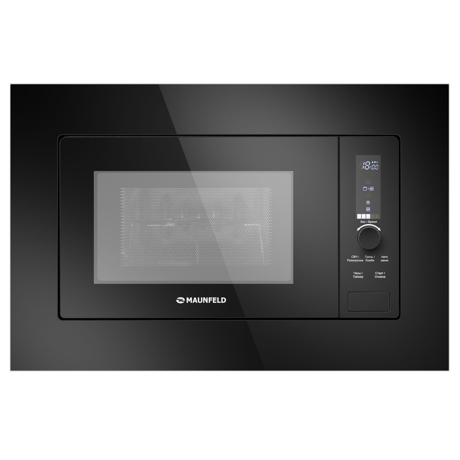 Изображение товара Встраиваемая микроволновая печь Maunfeld JBMO820GB01 20 л черная