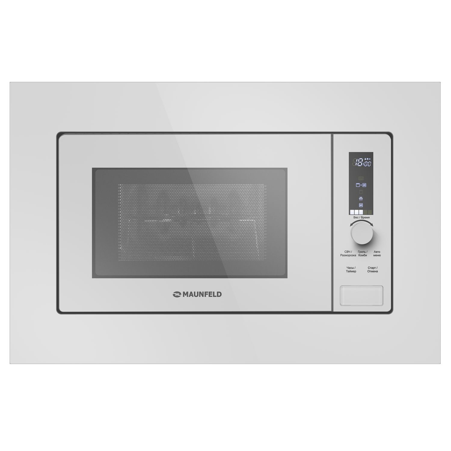 Изображение товара Встраиваемая микроволновая печь Maunfeld JBMO820GW01 20 л гриль блокировка