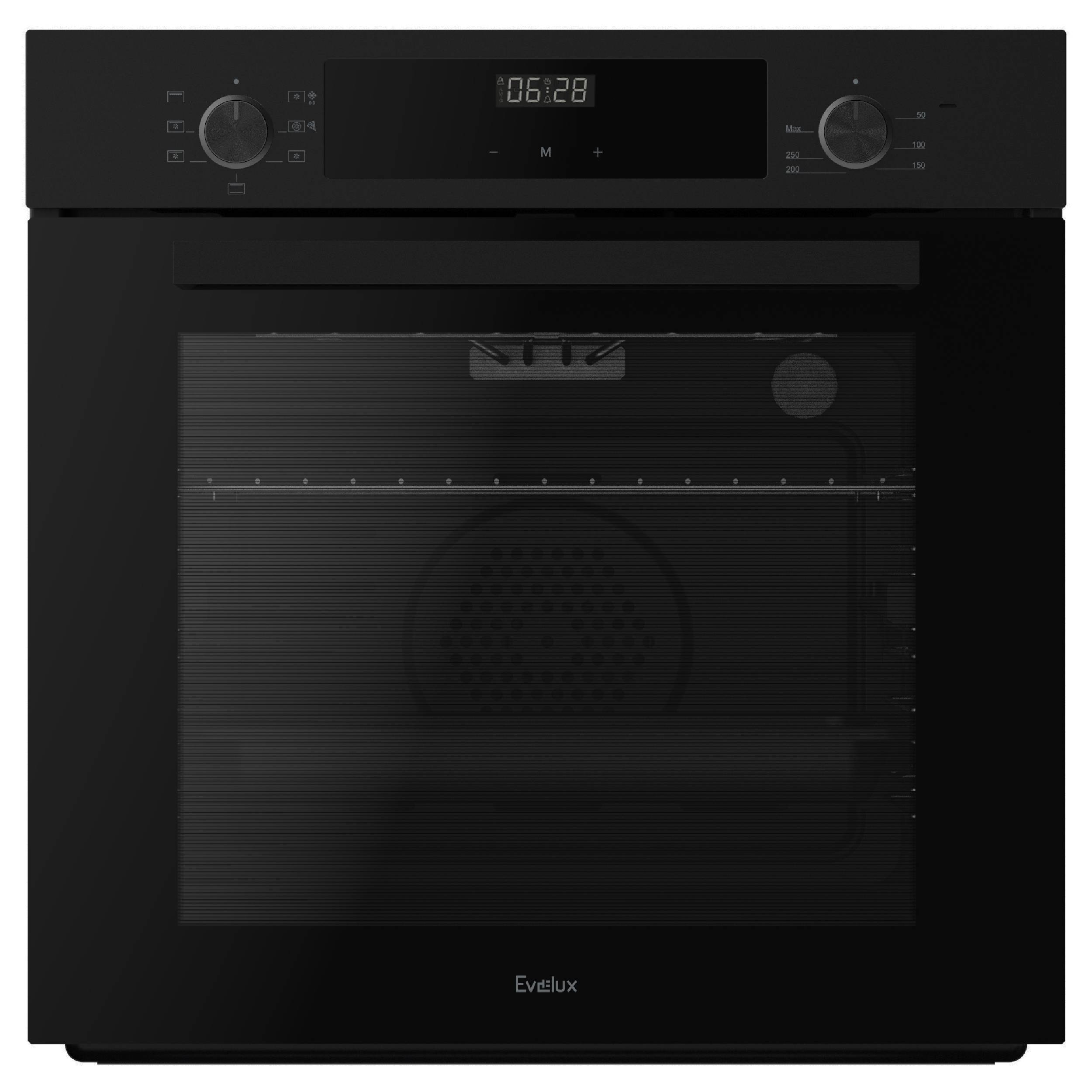 Изображение товара Электрический встраиваемый духовой шкаф Evelux EO 637 PB 59.5x60x55 см цвет черный