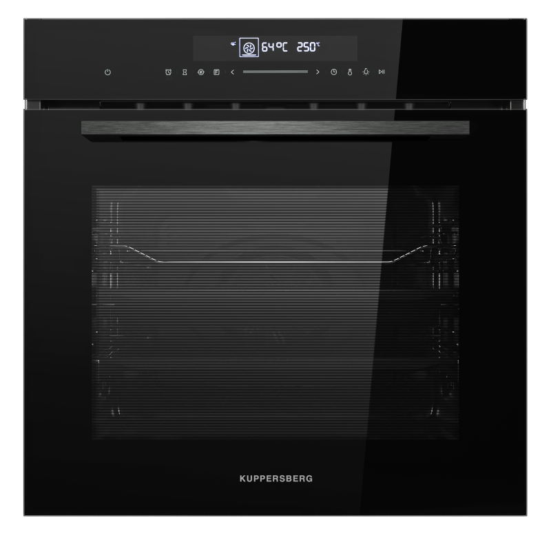 Изображение товара Электрический духовой шкаф Kuppersberg HT 613 Black 59.5x59.5x56.6 см цвет черный