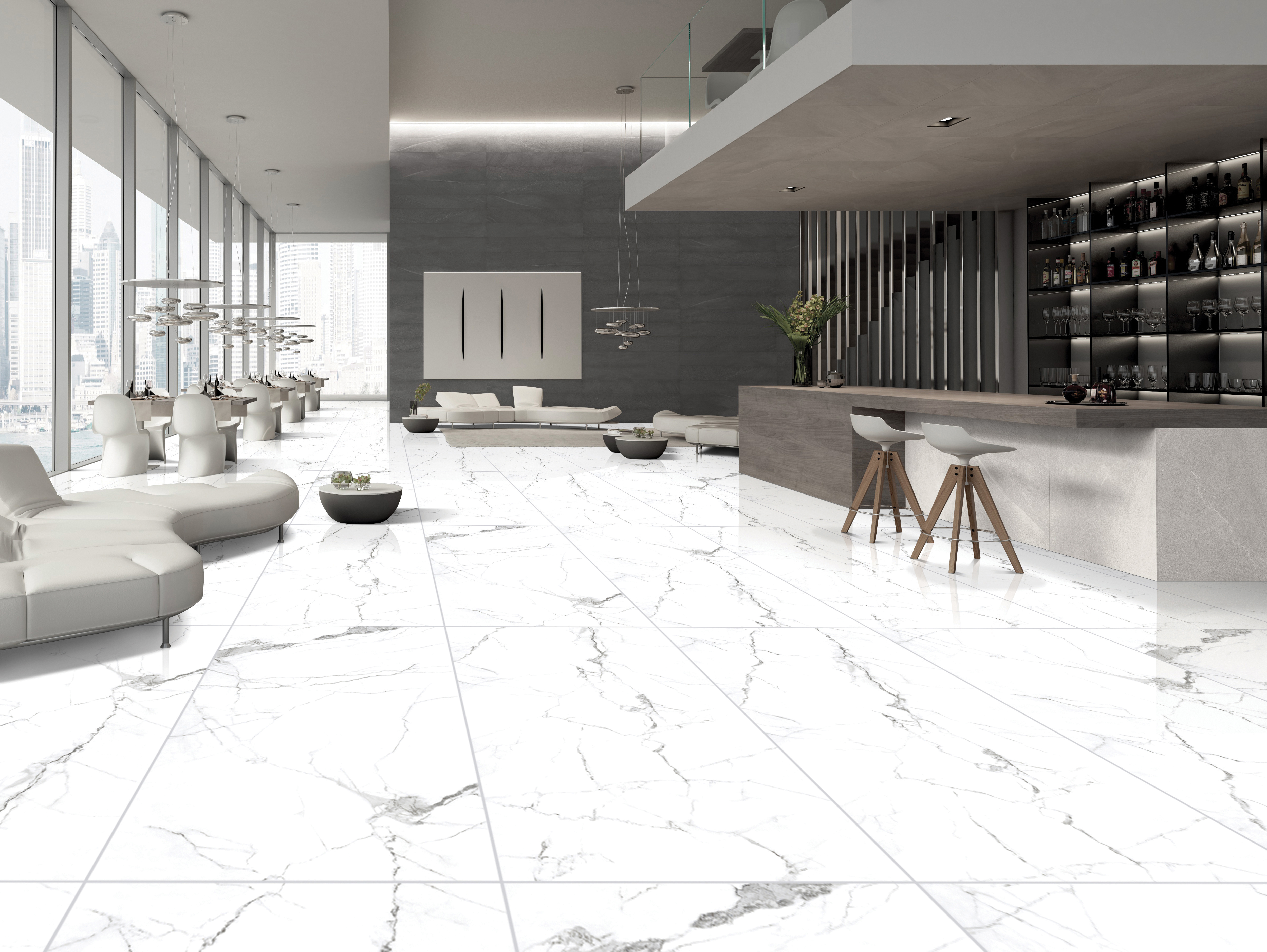 Изображение товара Керамогранит Primavera Colonial White 60x120 см полированный