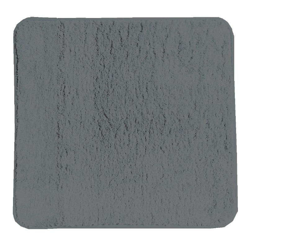 Изображение товара Коврик для туалета Swensa Ping 50x50 см серый противоскользящий из полиэстера