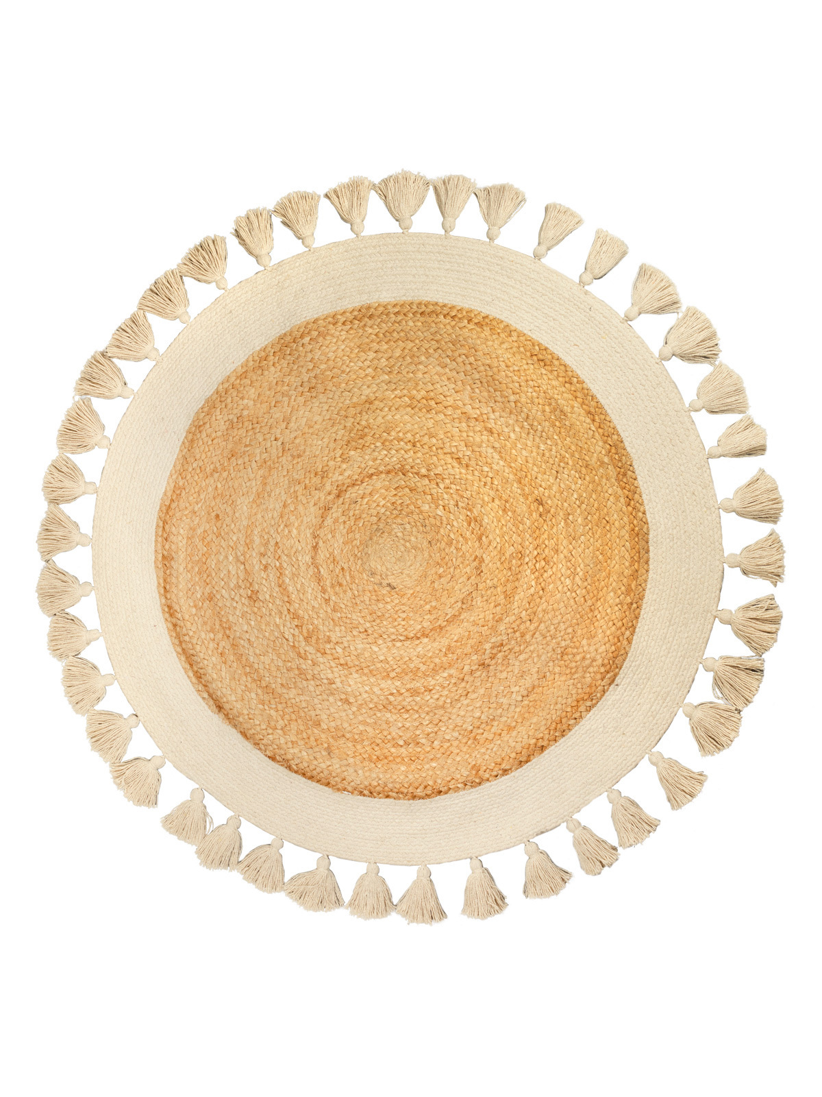 Изображение товара Коврик для ванной Zenfort Sunny 90 см цвет бело-бежевый