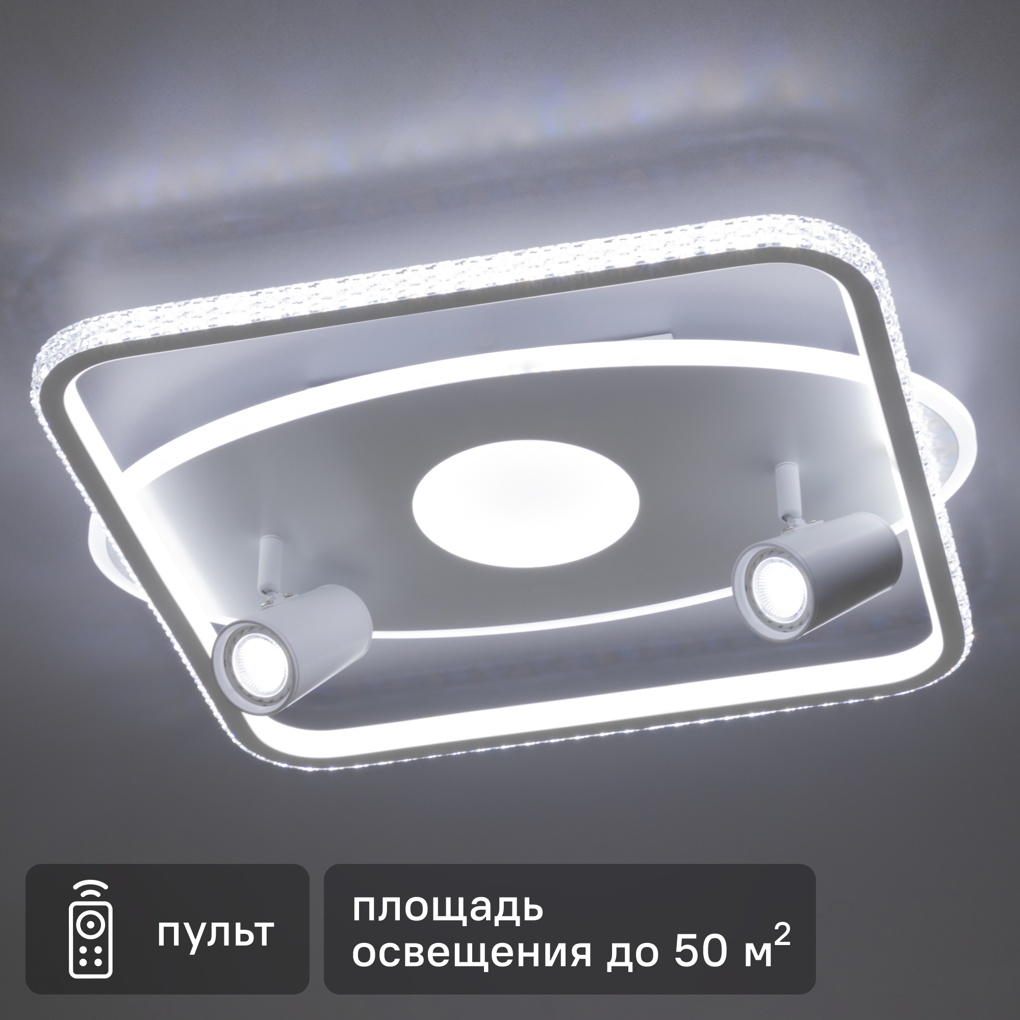 Изображение товара Люстра потолочная LED диммируемая Ritter Novita 52098 0 с пультом управления