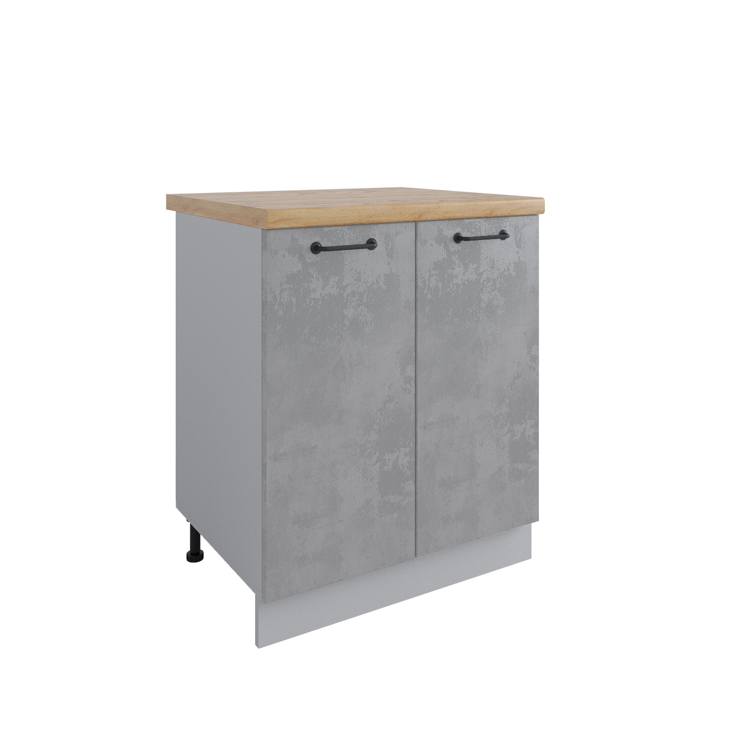 Изображение товара Кухонный шкаф напольный Лофт С 700 без столешницы 70x81.60x50.40 см фасад бетон МДФ каркас серый ЛДСП Дсв Мебель Изображение товара Кухонный шкаф напольный Лофт С 700 без столешницы 70x81.60x50.40 см фасад бетон МДФ каркас серый ЛДСП Дсв Мебель