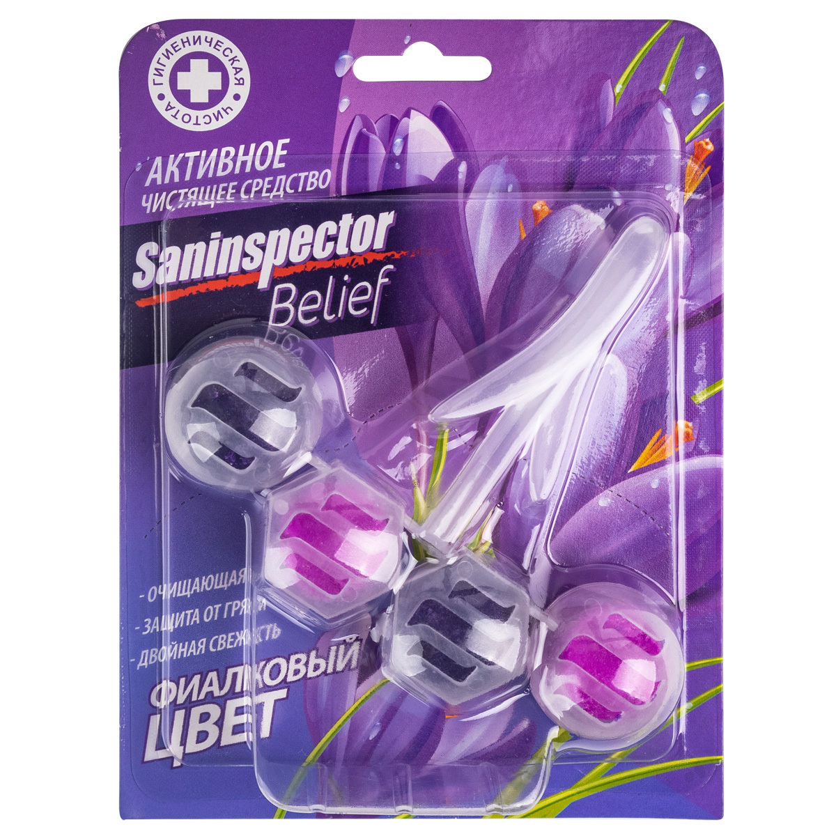Изображение товара Подвесной туалетный блок Saninspector Belief 10312 цветочный 1 шт Изображение товара Подвесной туалетный блок Saninspector Belief 10312 цветочный 1 шт