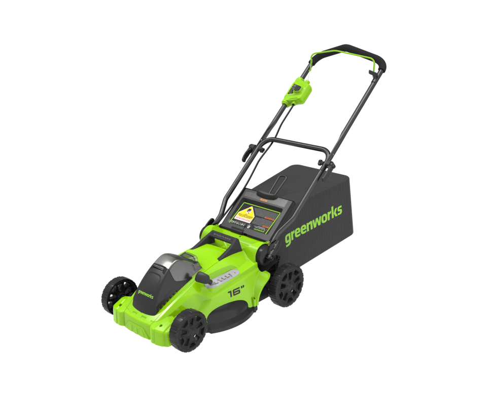 Изображение товара Аккумуляторная газонокосилка Greenworks 40 В GD40LM16X бесщёточная
