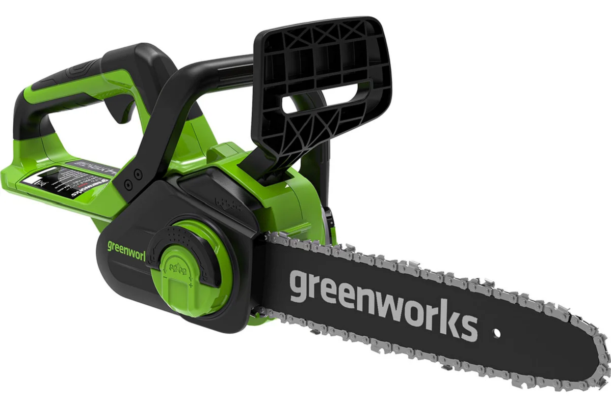 Изображение товара Аккумуляторная цепная пила GreenWorks G24CS25K4 24 В 25 см со смазкой
