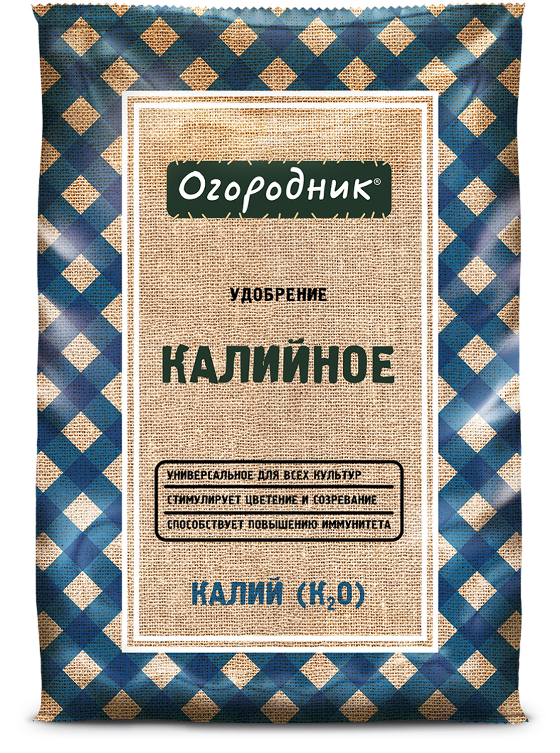 Изображение товара Удобрение сухое Огородник калийное минеральное гранулированное 0.7кг