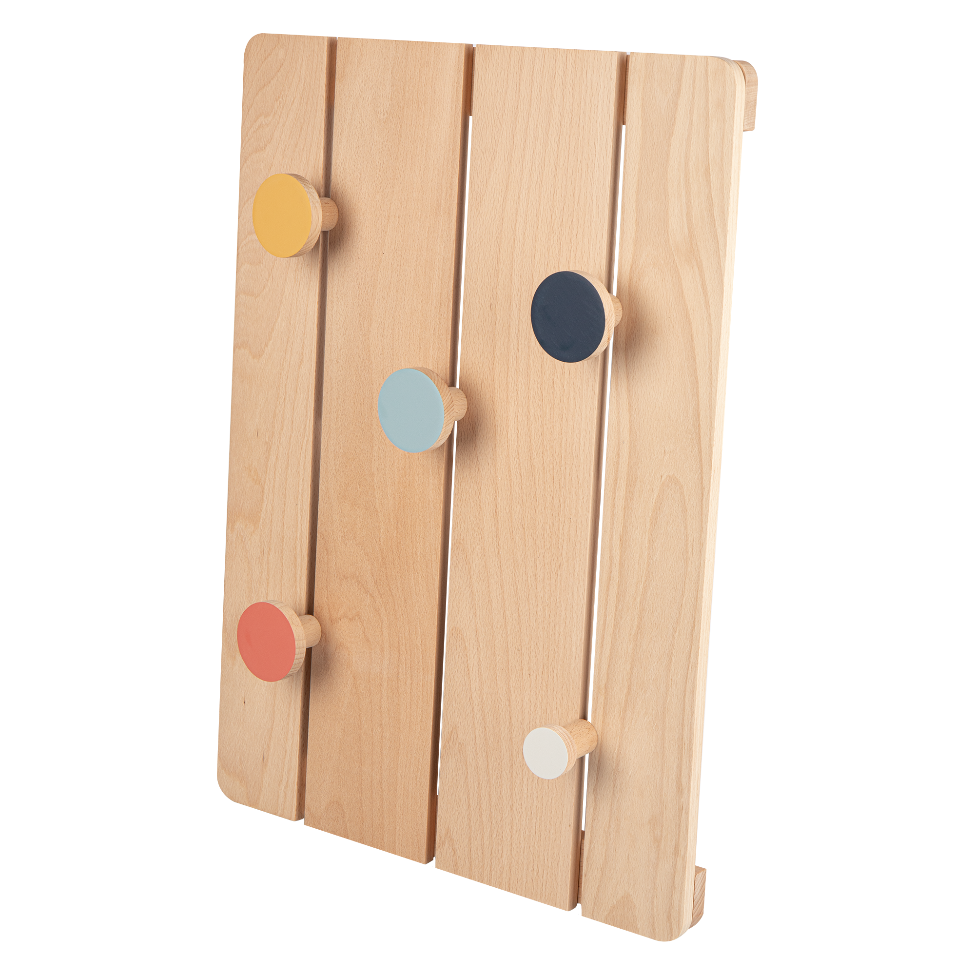 Изображение товара Вешалка настенная Koloro 5 крючков натуральный 60x34 см