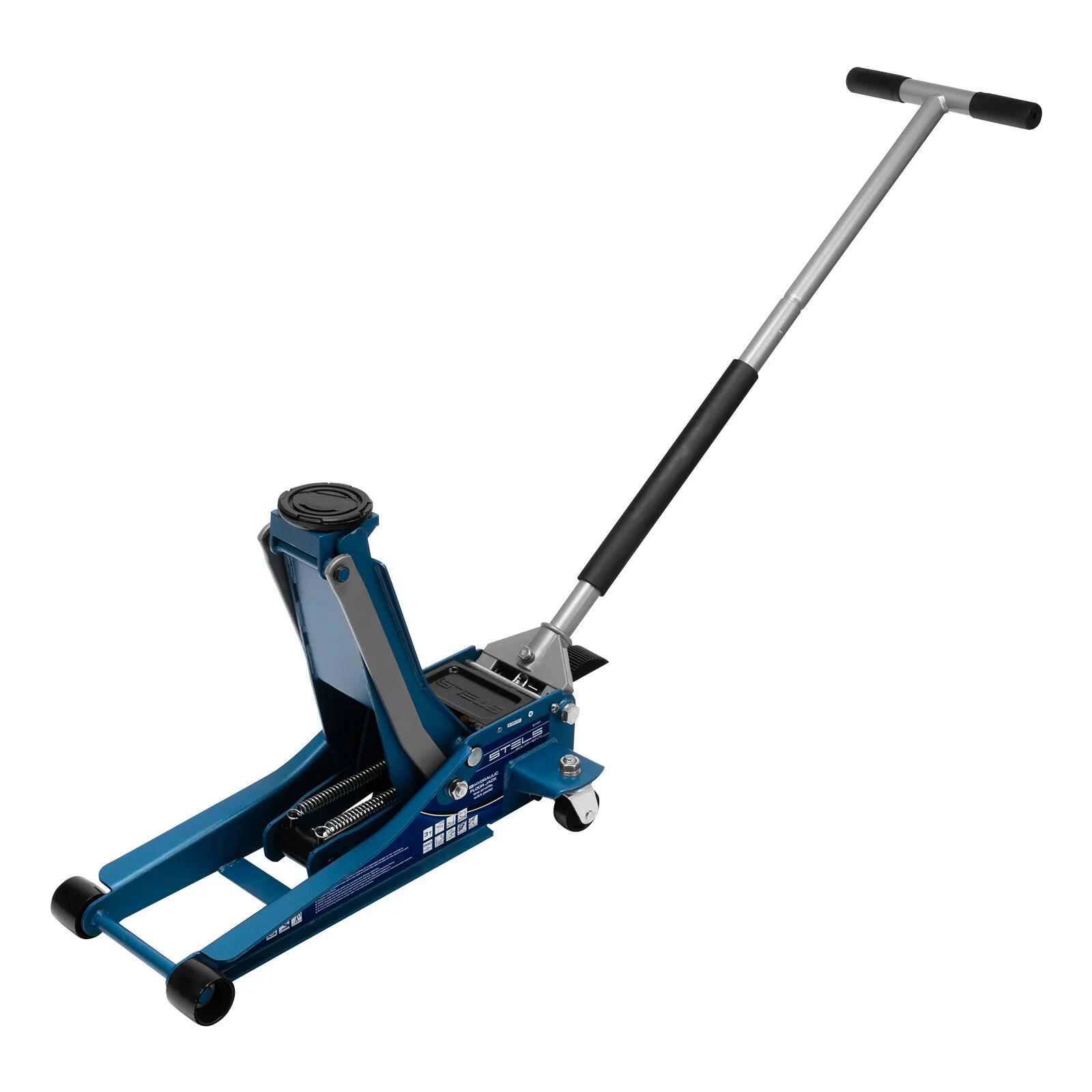 Изображение товара Домкрат гидравлический подкатной STELS 51137 3 тонны 75-505 мм