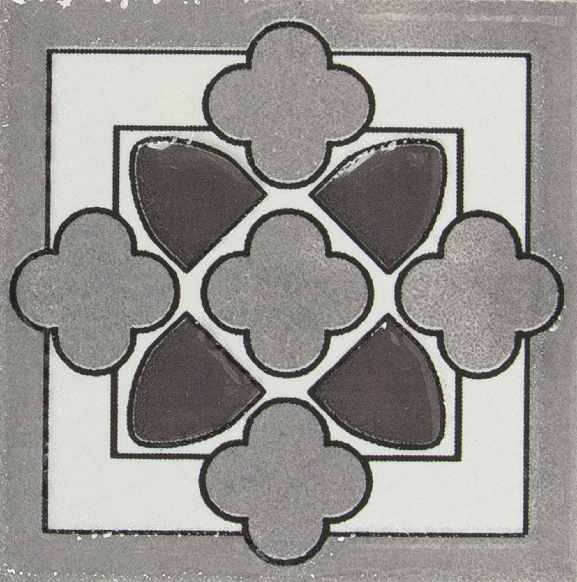 Вставка напольная LB Ceramics Бьянка Каррара 7x7 см матовая цвет белый