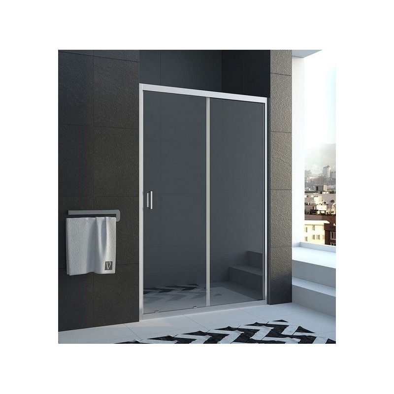 Изображение товара Душевая дверь Veconi 358557 130см эффект стекла прозрачный раздвижной