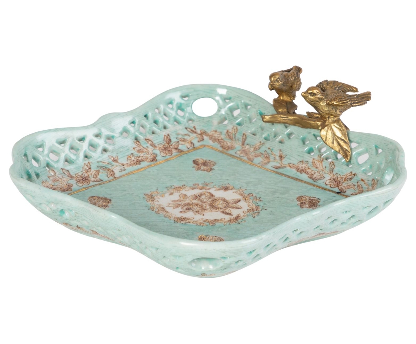 Изображение товара Блюдо с птичками Гласар 31G2022/C157C/HLG1874