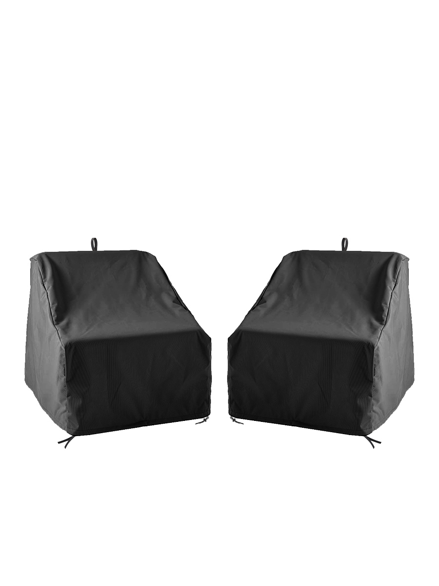 Изображение товара Комплект чехлов для кресел Tplus 1110x910x900/670 мм 2 шт оксфорд 210 чёрный