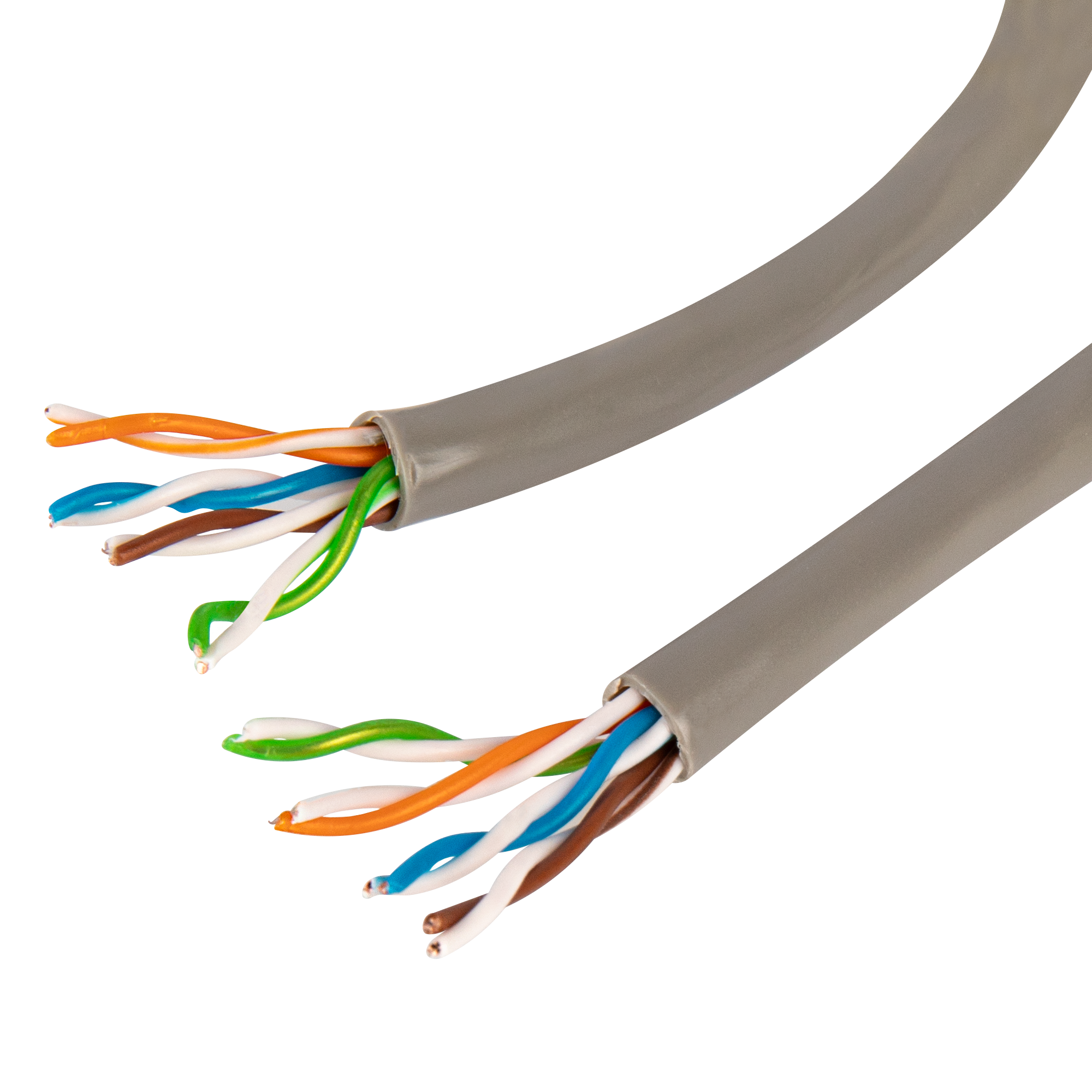 Изображение товара Electraline FTP cat 5e кабель 100 м 4x2x0 52 мм2 медь RJ45 серый