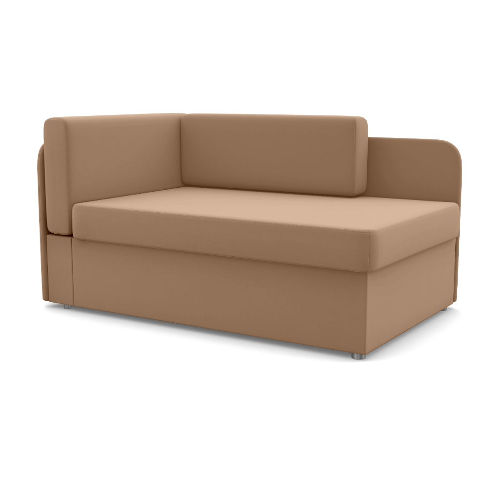 Изображение товара Диван Фокус Диван-кровать Компакт светло-коричневый 135x61x83 см