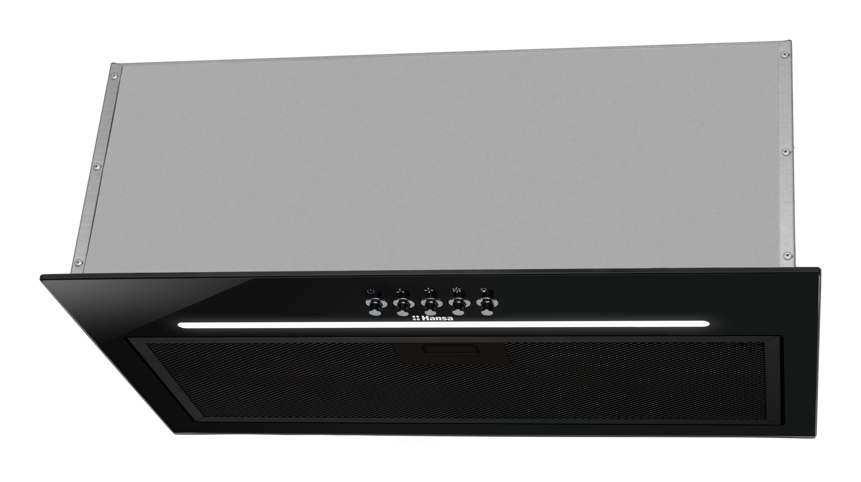 Изображение товара Встраиваемая вытяжка Hansa OMP6251BGWH 55 см черный с LED освещением