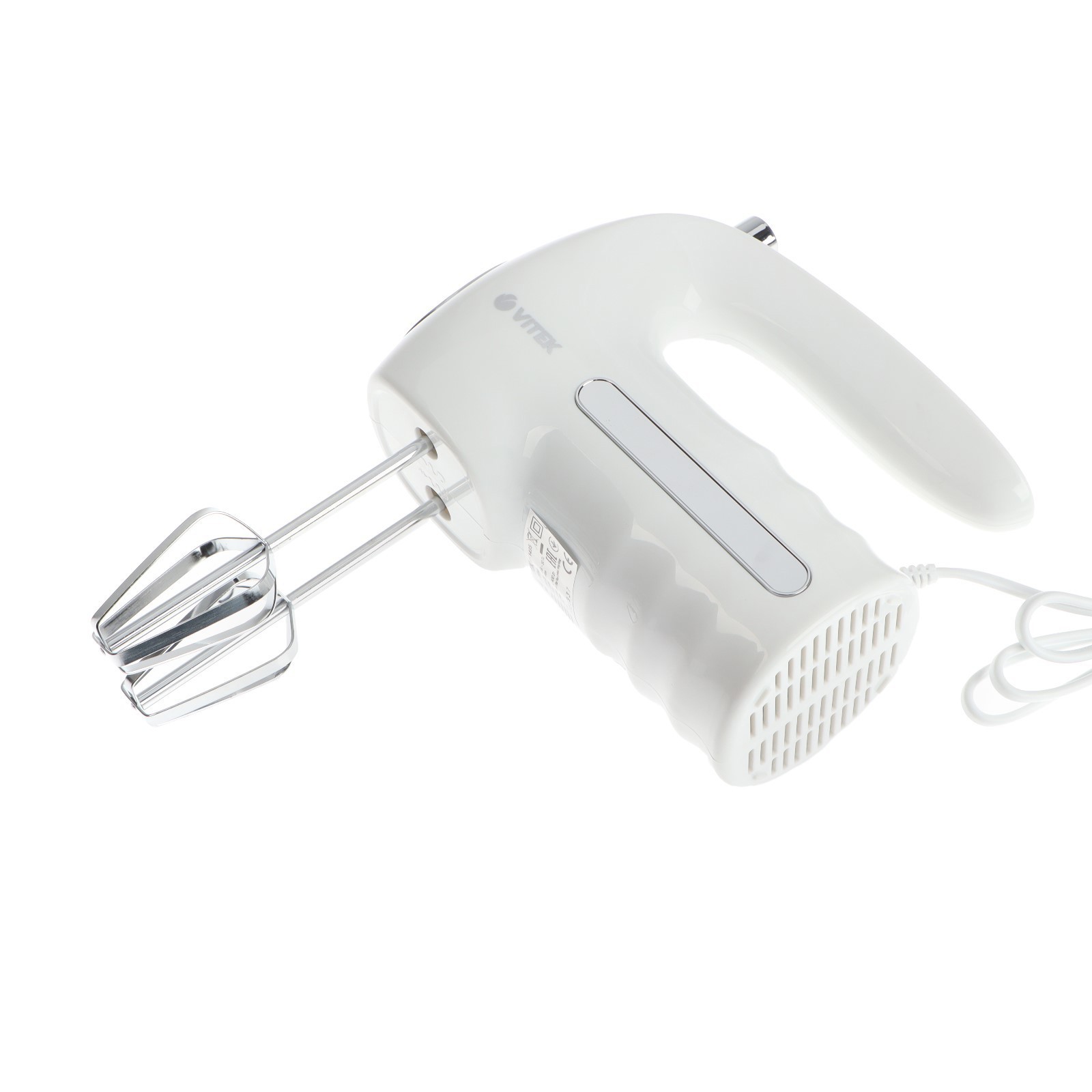 Изображение товара Миксер Vitek VT-1495 ручной 400 Вт 5 скоростей белый